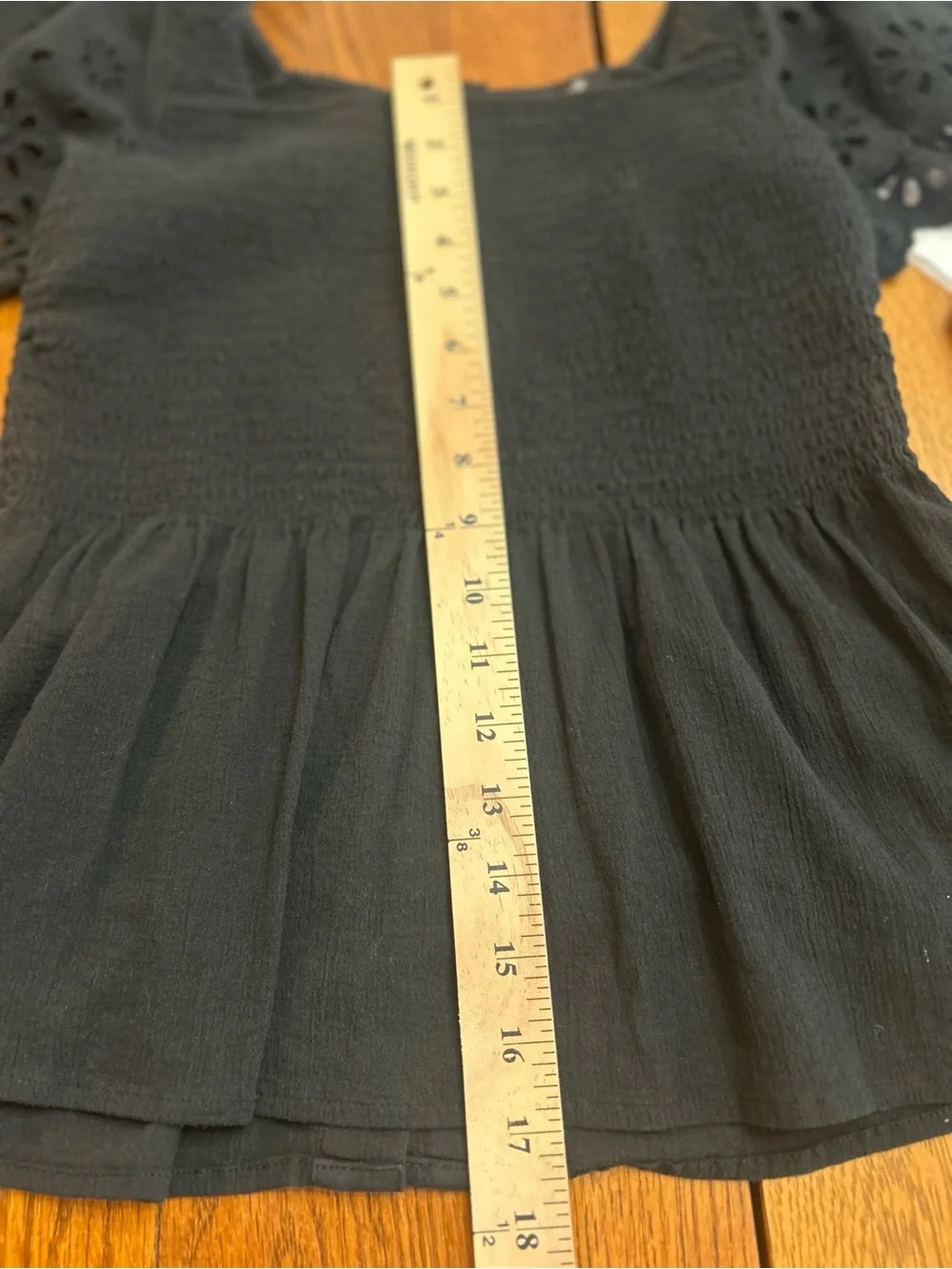 Madewell smocked bodice